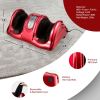 Therapeutic Shiatsu Foot Massager with High Intensity Rollers - wine