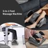 Therapeutic Shiatsu Foot Massager with High Intensity Rollers - grey