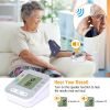 Digital Arm Blood Pressure Monitor LCD Digital Heart Beat BP Gauge Health Test w/Voice - Grey