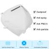 10 PCS Disposable KN95 Mask FFP2 Soft Breathable Protective Mask 95% Filtration Safety Masks - White