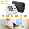 Arm Blood Pressure Monitor with Adjustable Cuff (8.7in-12.6in) Irregular Heartbeat Detector - White