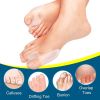 2pcs Soft Big Toe Corrector; Bunion Protector For Men And Women - White