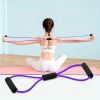 8-shaped Yoga Elastic Tension Band For Men Women Home Gym Pilates Fitness, Arm Back Shoulder Training Resistance Band, Yoga Stretch Belt - Green