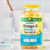 Spring Valley Omega-3 from Fish Oil Maximum Care Softgels;  2000mg;  180 Count - Spring Valley